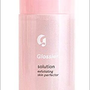 NEW Glossier Solution with pouch and stickers